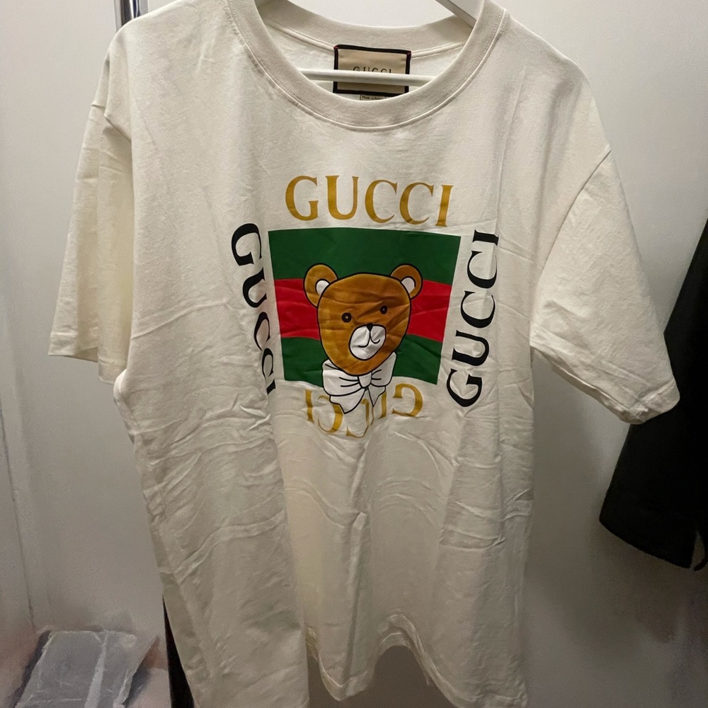 Gucci oversized teddy bear t-shirt